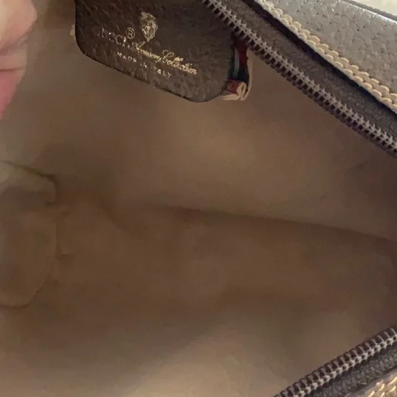 Gucci Cream and Brown Messenger Bag with GG Monogram - Picture 11 of 16